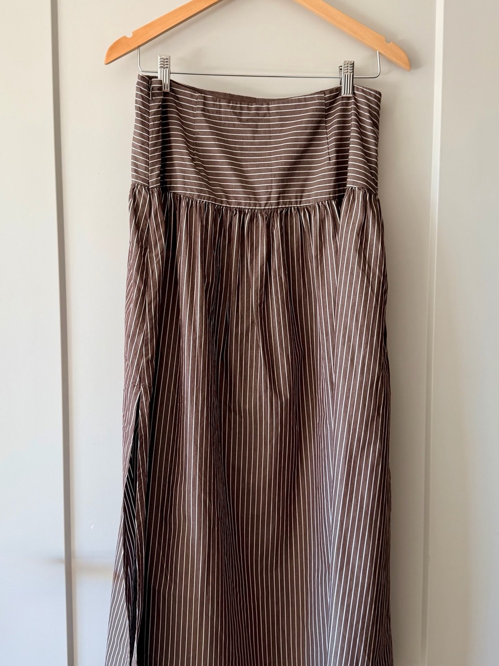 GAP Poplin Drop Waist Maxi Skirt and Boatneck Shell Tank 100% Cotton - Picture 4 of 12